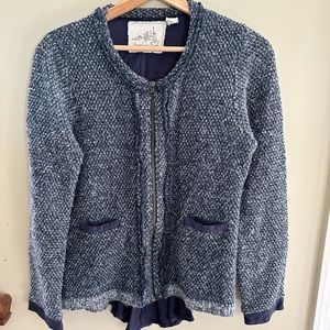 Anthropologie blue jacket